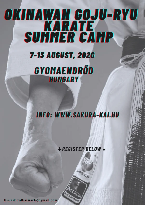 Goju-Ryu Karate-Do Summer Camp in Hungary 2026